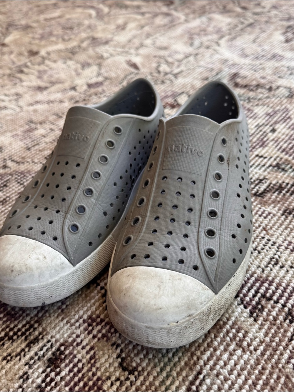 Native Jefferson Slip-On Shoes - Gray